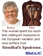 Seeing too much artwork in too short a period of time can be hazardous to your health.